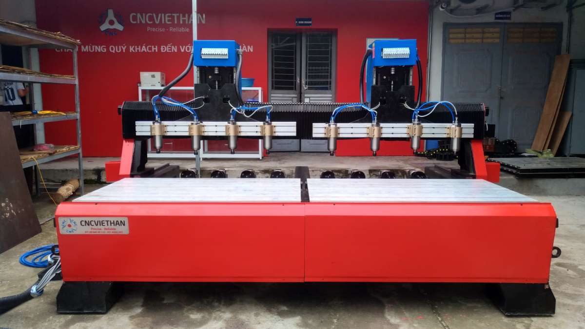 máy đục tượng 8 đầu cnc việt hàn