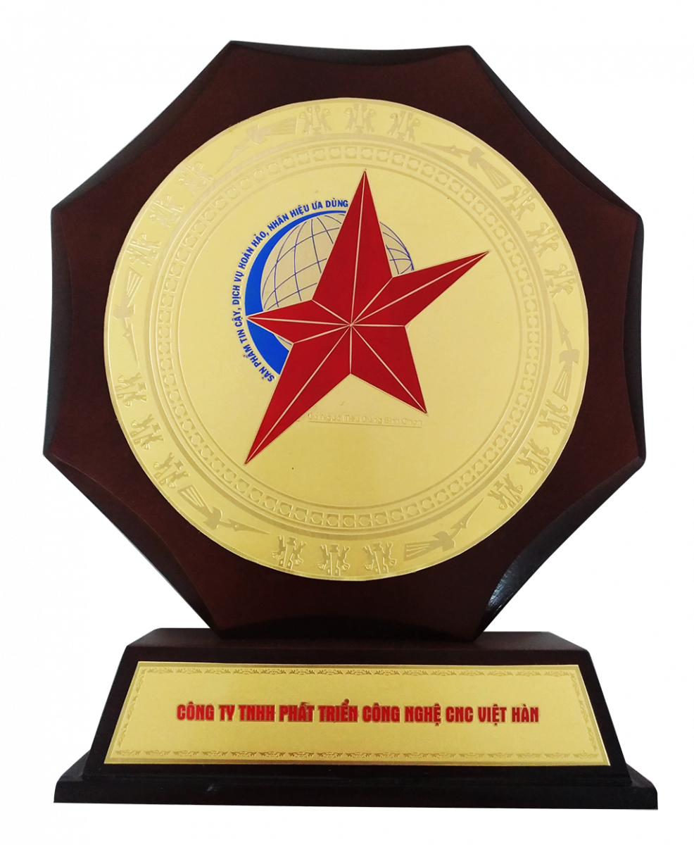 CNC Việt Hàn đạt chứng nhận sản phẩm tin cậy 2017