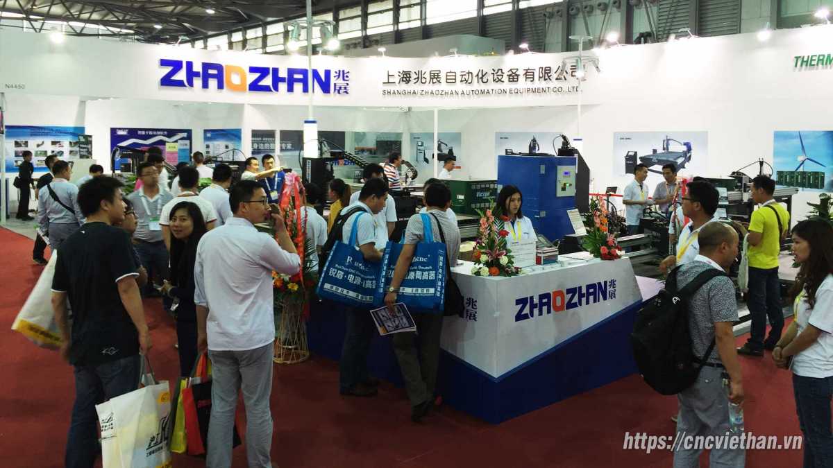 Máy plasma cnc Zhaozhan tại triển lãm 