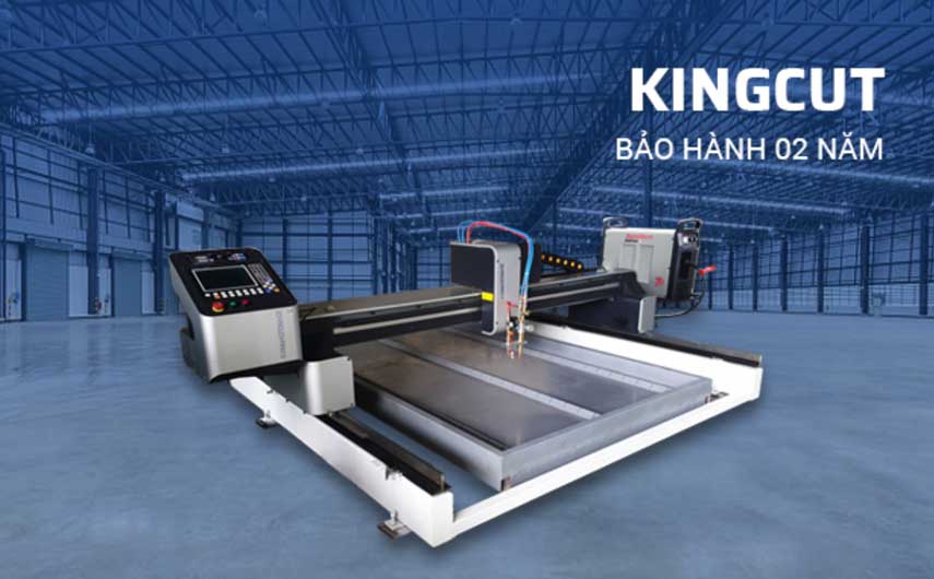 Máy cắt plasma cnc KingCut Tiêu chuẩn xuất khẩu Châu Âu - BH 2 năm