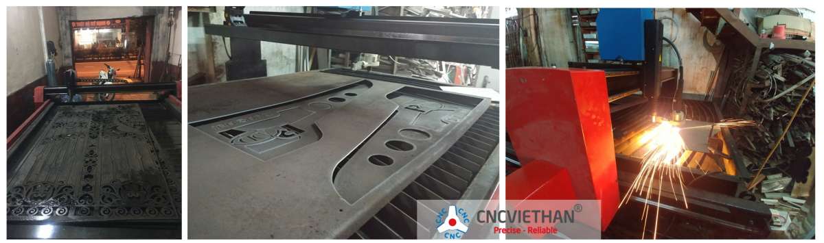 CNC Việt Hàn chuyển giao máy cắt plasma cho khách